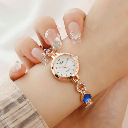 Women's Simple Disc Light Luxury Quartz Bracelet Jewelry Watch touchydesign