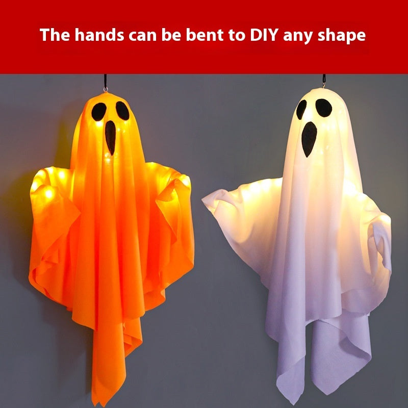 Halloween glowing scream ghost decoration props, perfect for spooky and eerie decor ideas to enhance your haunted house or yard.