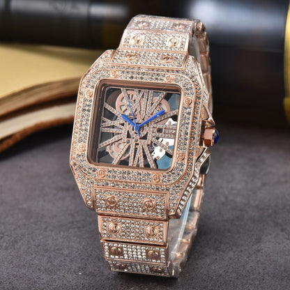 Women's Diamond Fashion Steel Strap Watch touchydesign