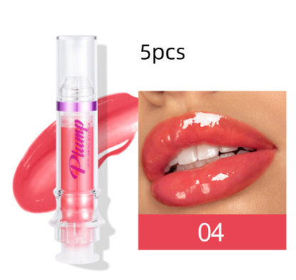 New Tube Lipstick - Rich Color, Slightly Spicy Lip Honey Gloss, Mirror Finish Liquid Lipstick |