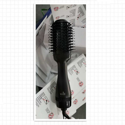 One-step electric hair dryer comb - multifunctional brush for straightening and curling. All-in-one hair styling tool for efficient drying and styling.