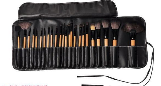 Professional makeup brush set - complete kit for flawless makeup application. Includes foundation, blending, and eyeshadow brushes for all makeup needs.