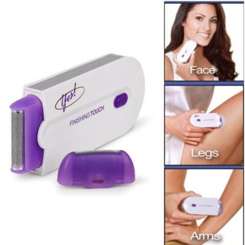 Electric laser hair removal shaver for women - efficient and painless hair removal device for smooth, hair-free skin.