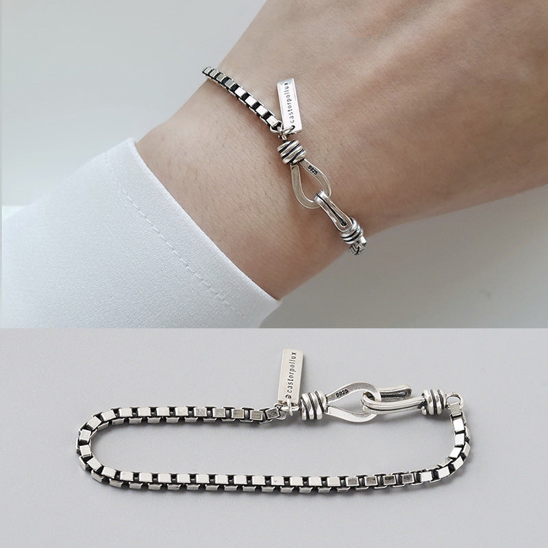 Silver Bracelet Female Couple Bracelet touchydesign