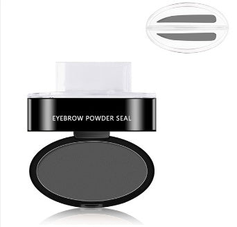 Eyebrow Powder Stamp Tint Kit - Waterproof Eyebrow Stencil & Lift Enhancer for Professional Makeup |