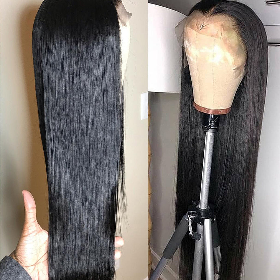 European And American New Style Long Straight Hair Chemical Fiber Headgear touchydesign