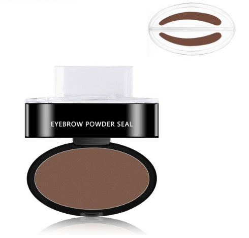 Eyebrow Powder Stamp Tint Kit - Waterproof Eyebrow Stencil & Lift Enhancer for Professional Makeup |