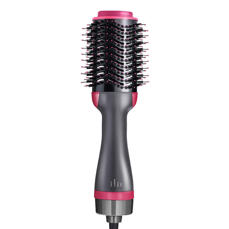 One-step electric hair dryer comb - multifunctional brush for straightening and curling. All-in-one hair styling tool for efficient drying and styling.