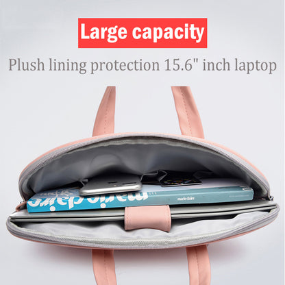 PU Leather Women Laptop Bag Notebook Carrying Case Briefcase For Macbook Air 13.3 14 15.6 Inch Men Handbags Shoulder Mouse Bag touchydesign