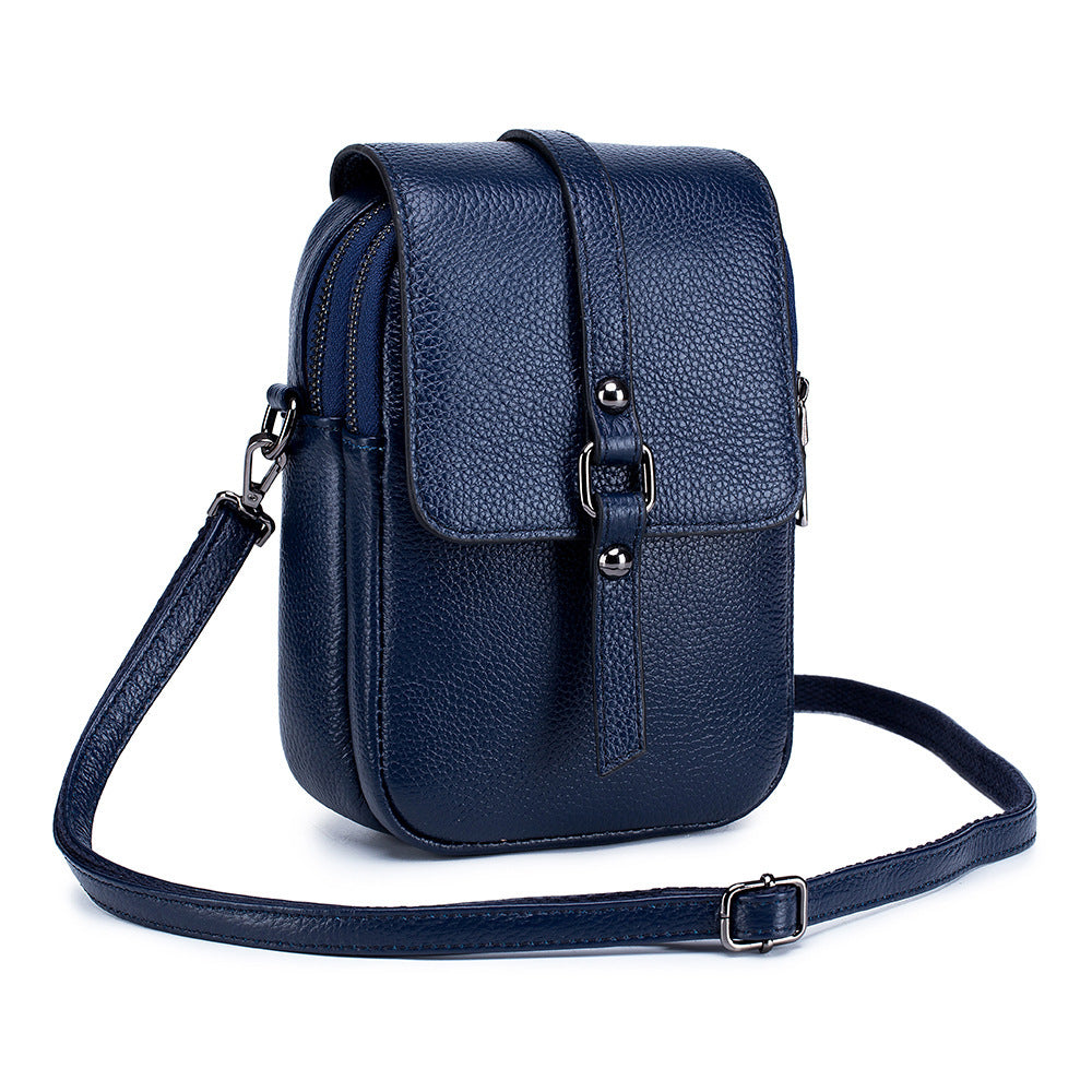 Leather Diagonal Bag For Mobile Phone Shoulder Bags Women touchydesign