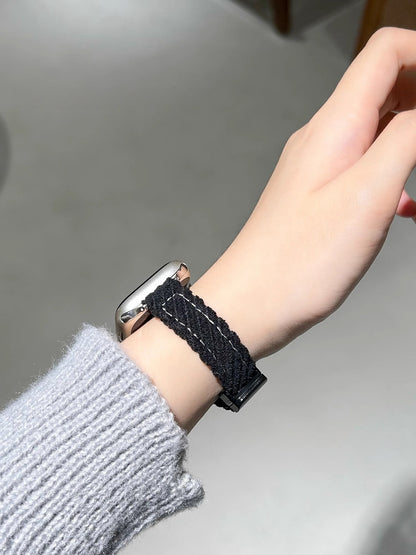 Watch Strap Fashion Casual Plush Knitted Autumn And Winter Women's touchydesign