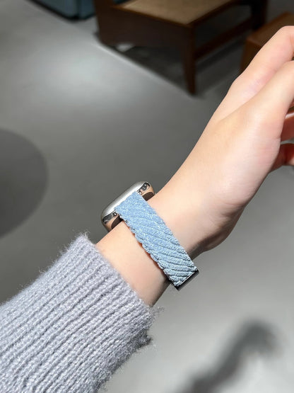 Watch Strap Fashion Casual Plush Knitted Autumn And Winter Women's touchydesign