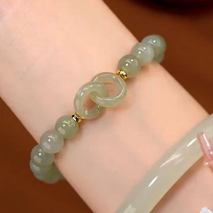 Ring Buckle Chalcedony Simple Bracelet Bracelet Female Light Luxury touchydesign