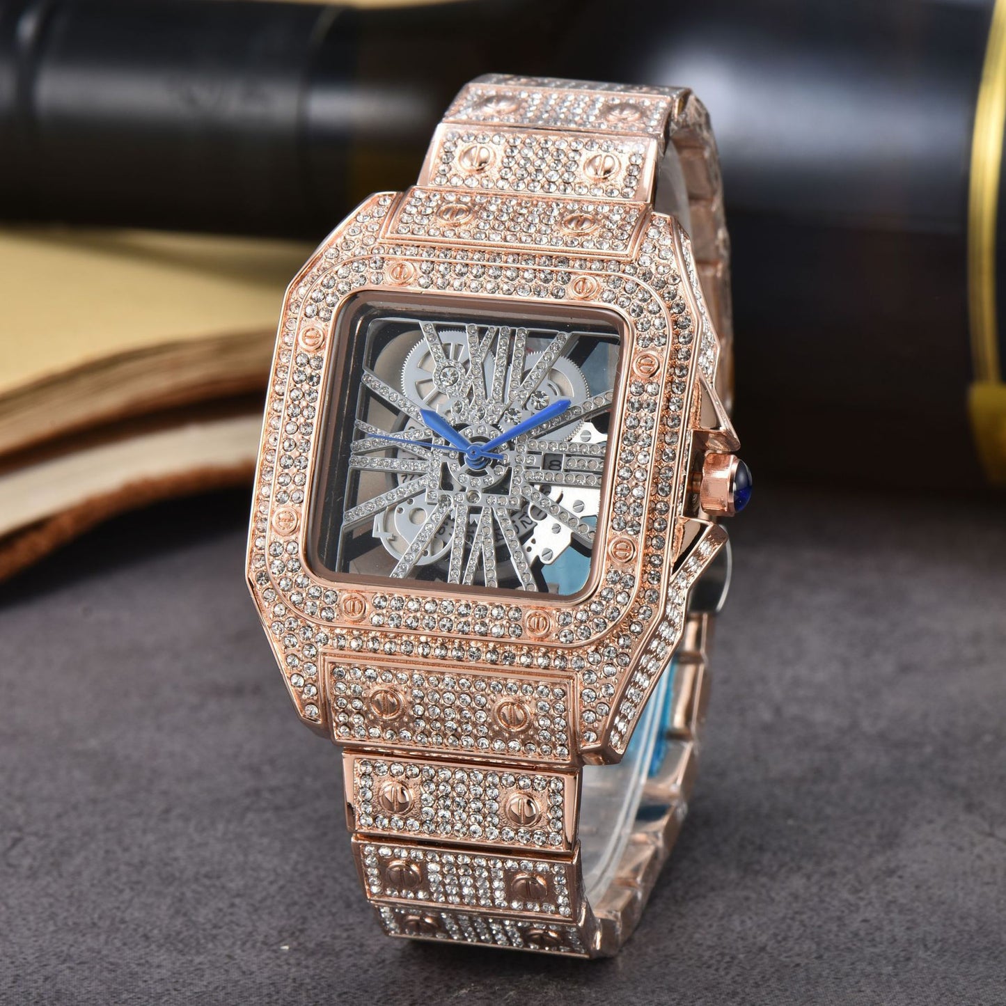 Women's Diamond Fashion Steel Strap Watch touchydesign