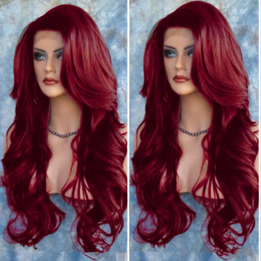 Big wave wig with voluminous curly hair – natural-looking wavy wig for women, perfect for glamorous hairstyles in the US.