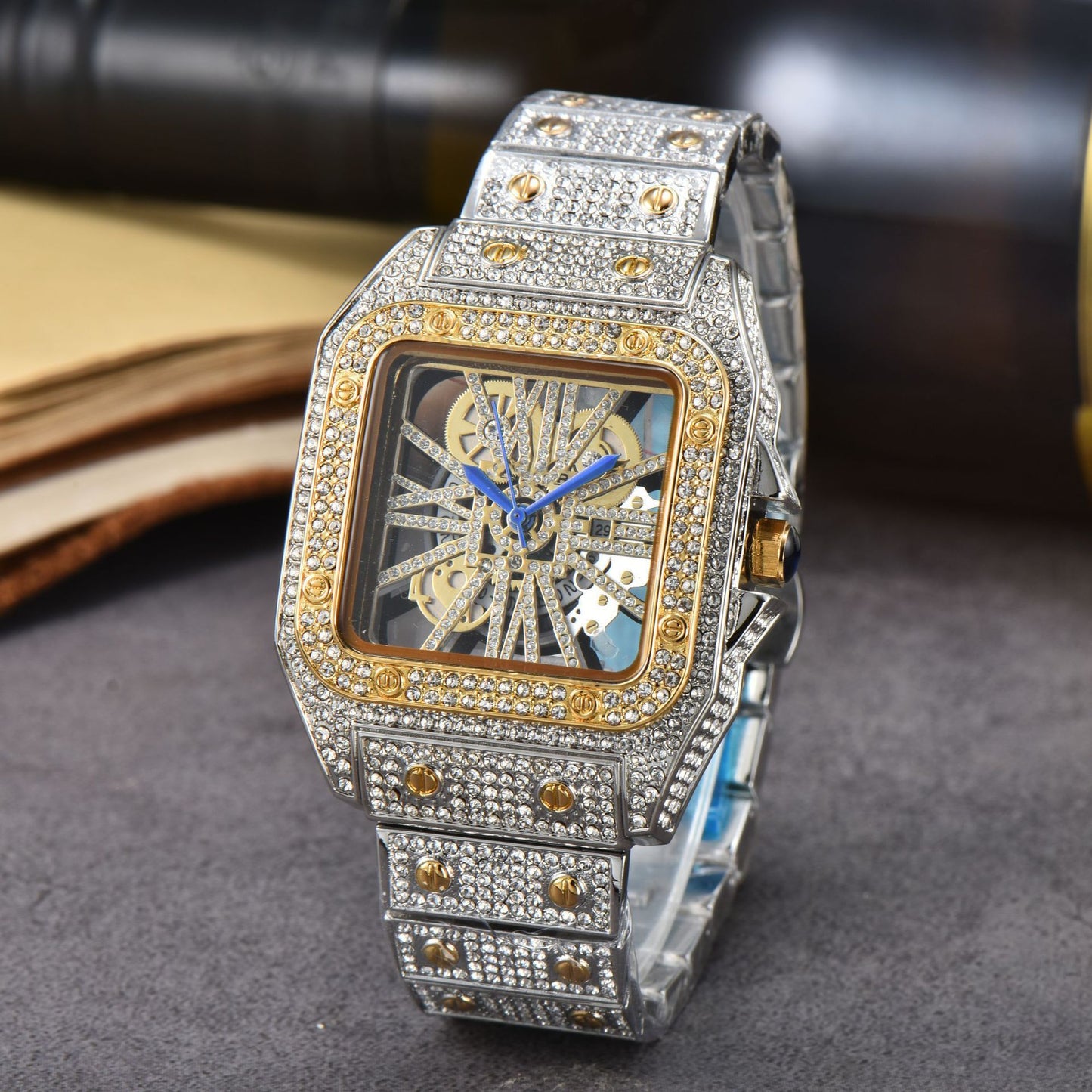 Women's Diamond Fashion Steel Strap Watch touchydesign