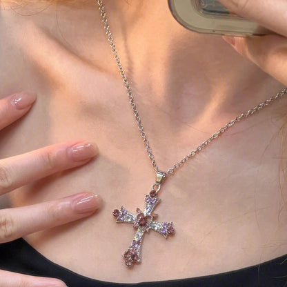 Fashion Personality Cross Necklace For Women touchydesign