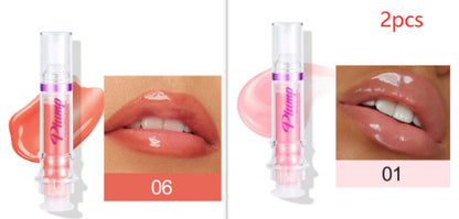 New Tube Lipstick - Rich Color, Slightly Spicy Lip Honey Gloss, Mirror Finish Liquid Lipstick |