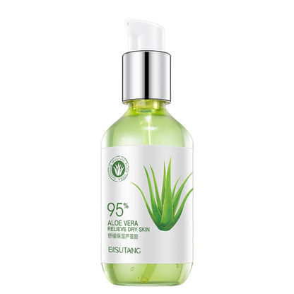 Hydrating aloe gel moisturizing lotion for facial use, designed to smooth and nourish skin. Lightweight, non-greasy cream for daily hydration and a radiant complexion.