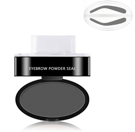 Eyebrow Powder Stamp Tint Kit - Waterproof Eyebrow Stencil & Lift Enhancer for Professional Makeup |