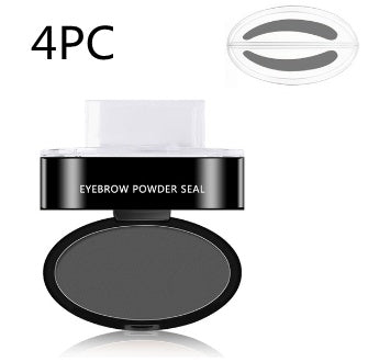 Eyebrow Powder Stamp Tint Kit - Waterproof Eyebrow Stencil & Lift Enhancer for Professional Makeup |