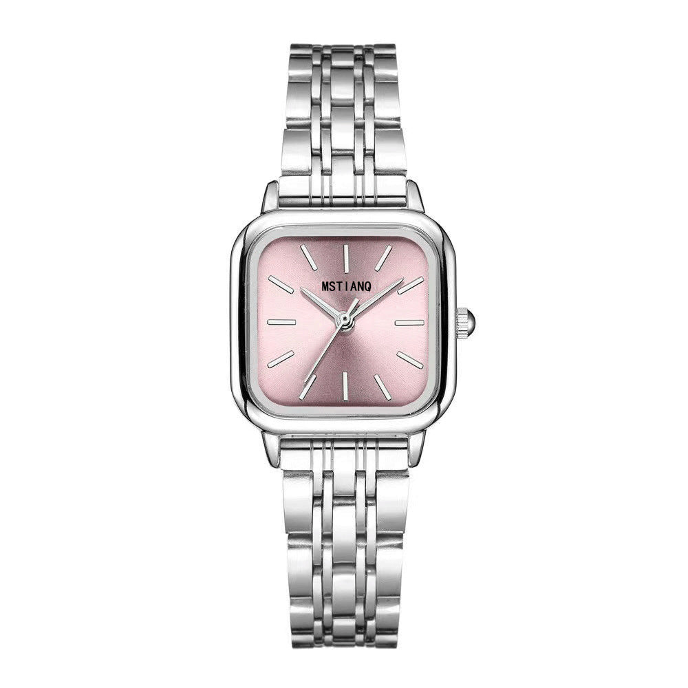 Fashionable All-match Women's Simple Steel Belt Quartz Watch touchydesign