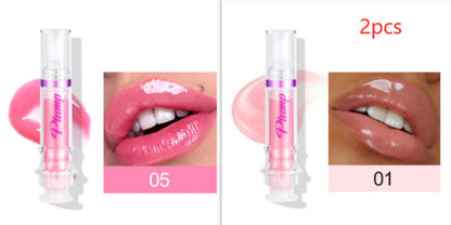 New Tube Lipstick - Rich Color, Slightly Spicy Lip Honey Gloss, Mirror Finish Liquid Lipstick |