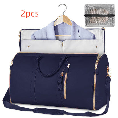 Large Capacity Travel Duffle Bag Women's Handbag Folding Suit Bag Waterproof Clothes Totes touchydesign