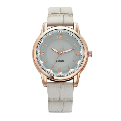 Women's Two-tone Dial Belt Quartz Watch touchydesign