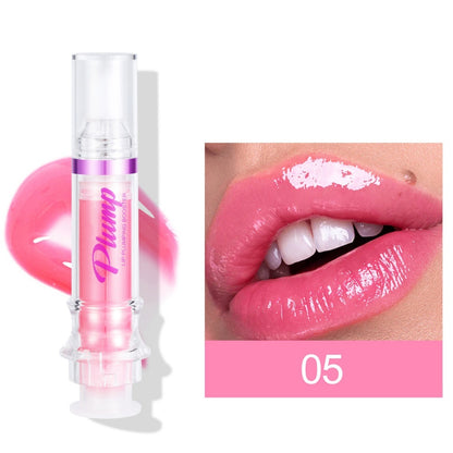 New Tube Lipstick - Rich Color, Slightly Spicy Lip Honey Gloss, Mirror Finish Liquid Lipstick |