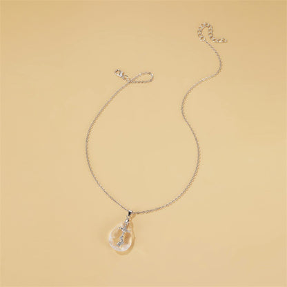 Simple Temperament Wild Drop Pendant Necklace touchydesign