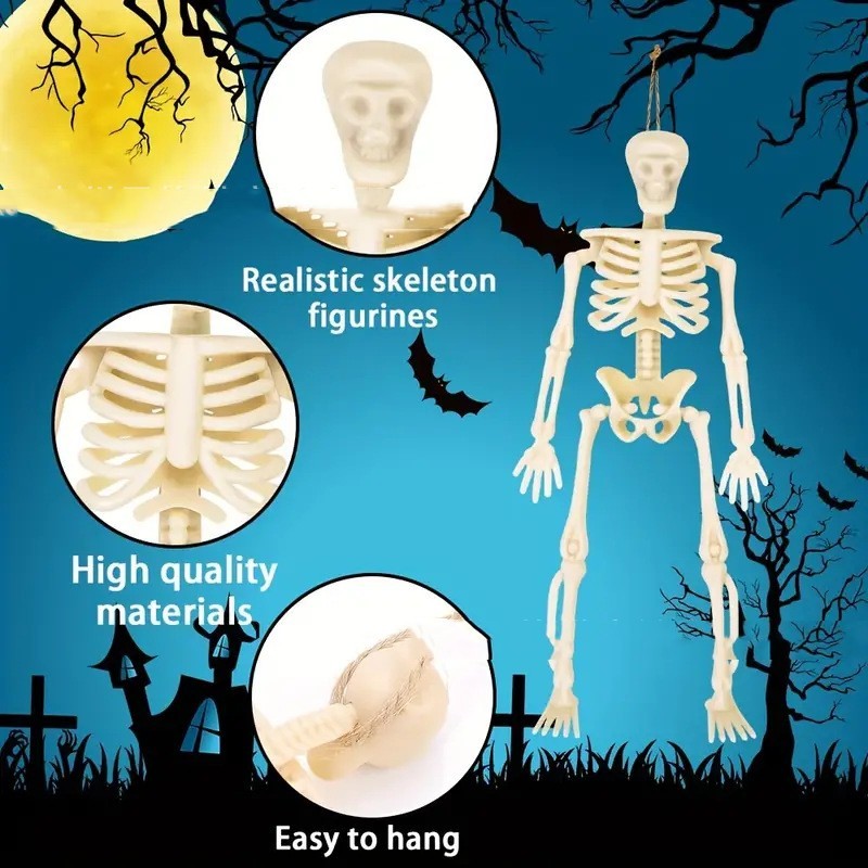 Home outdoor Halloween ornaments for yard decorations, adding a spooky and festive touch to your lawn or porch decor.