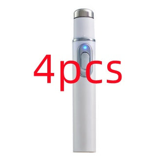 Blue light therapy acne laser pen for scar and wrinkle removal. Skin care device uses LED technology for clear, smooth skin treatment.