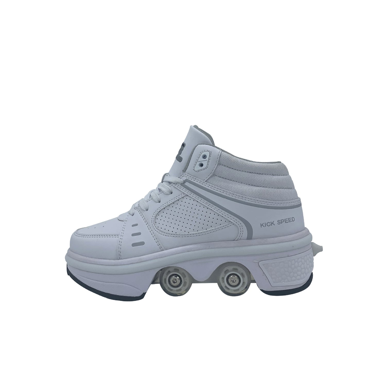 Four-Wheel Heelys Dual-Use Skates - Versatile Roller Skates for Men & Women