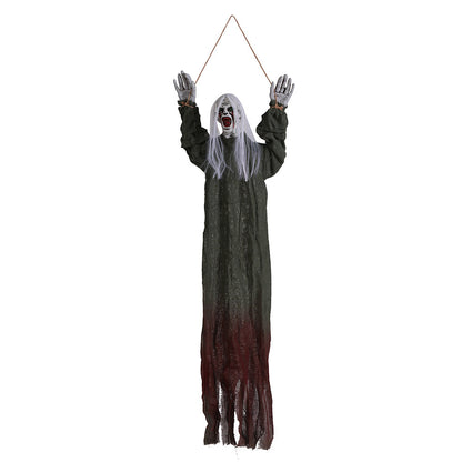 Halloween hanging ghost decoration prop for haunted house and secret room layout