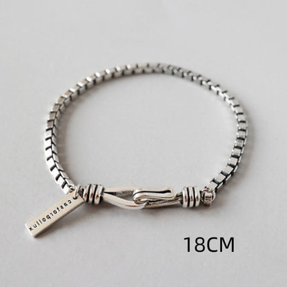 Silver Bracelet Female Couple Bracelet touchydesign