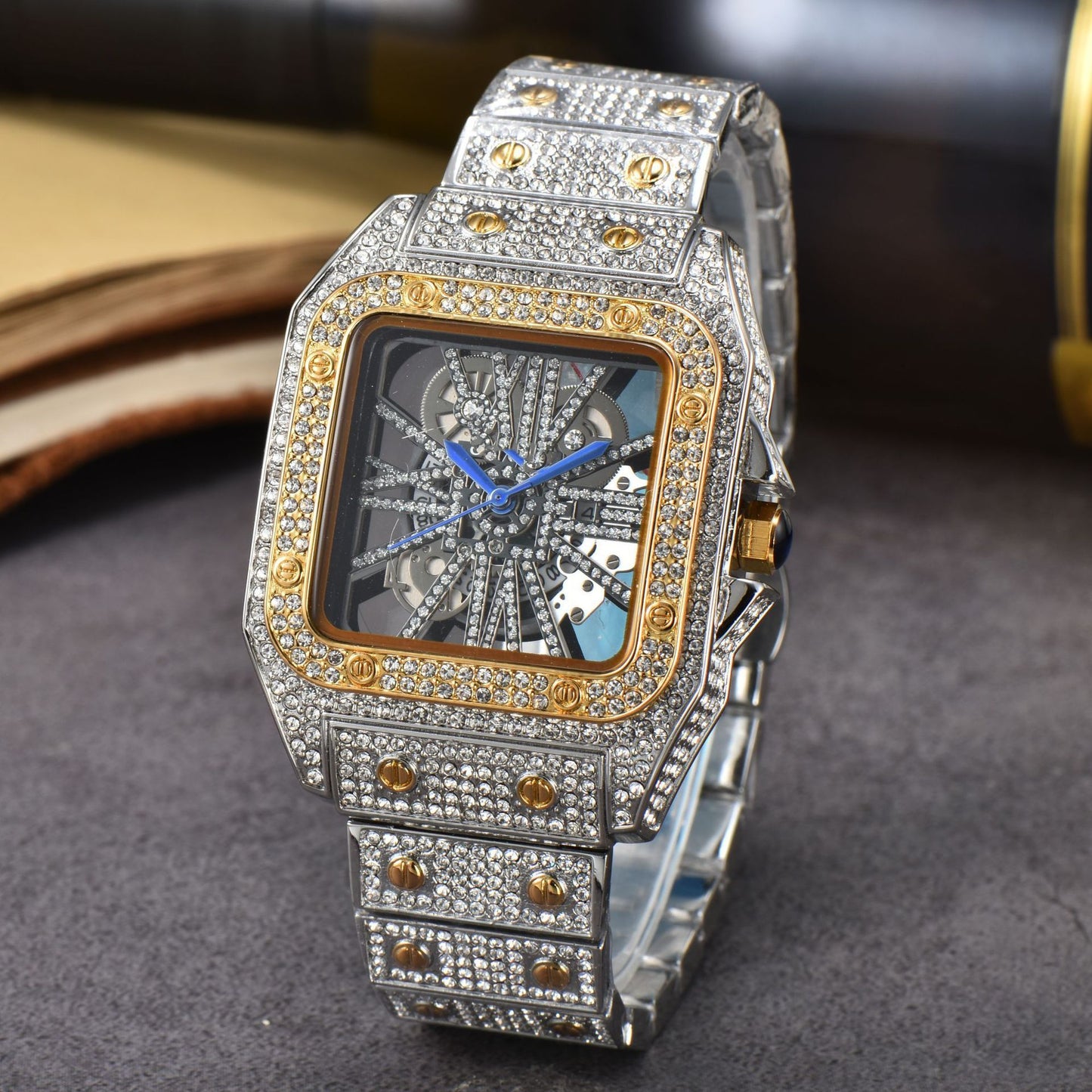 Women's Diamond Fashion Steel Strap Watch touchydesign