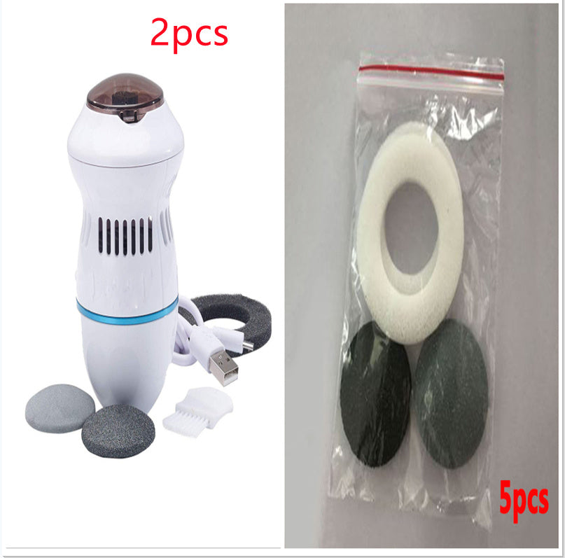 Multifunctional electric foot file grinder machine - removes dead skin and calluses for smooth, soft feet. Powerful pedicure tool for foot care.