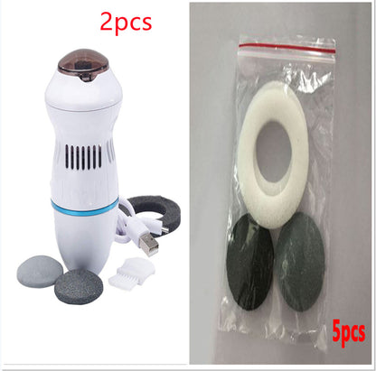 Multifunctional electric foot file grinder machine - removes dead skin and calluses for smooth, soft feet. Powerful pedicure tool for foot care.