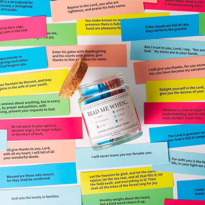 Bible Verses in a Jar - Inspirational Christian Gift for Faith and Inspiration