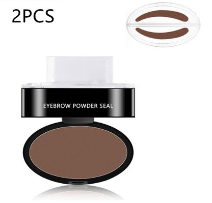 Eyebrow Powder Stamp Tint Kit - Waterproof Eyebrow Stencil & Lift Enhancer for Professional Makeup |