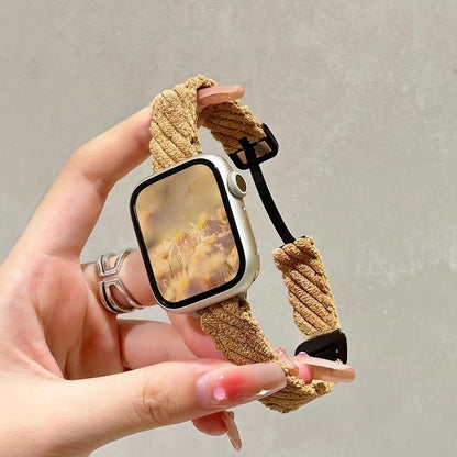 Watch Strap Fashion Casual Plush Knitted Autumn And Winter Women's touchydesign