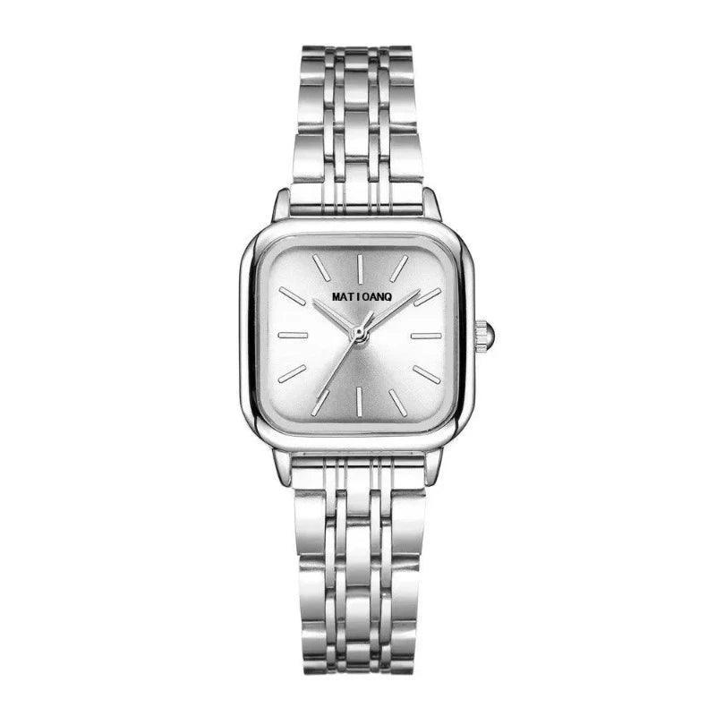 Fashionable All-match Women's Simple Steel Belt Quartz Watch touchydesign