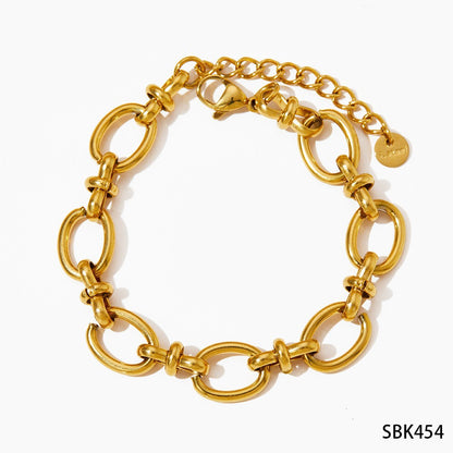 Network Chain Heart Bracelet All-match Suit touchydesign