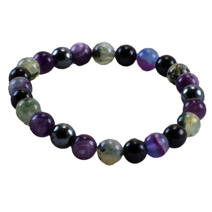 Rock Dark Style Natural Stone Bracelet touchydesign