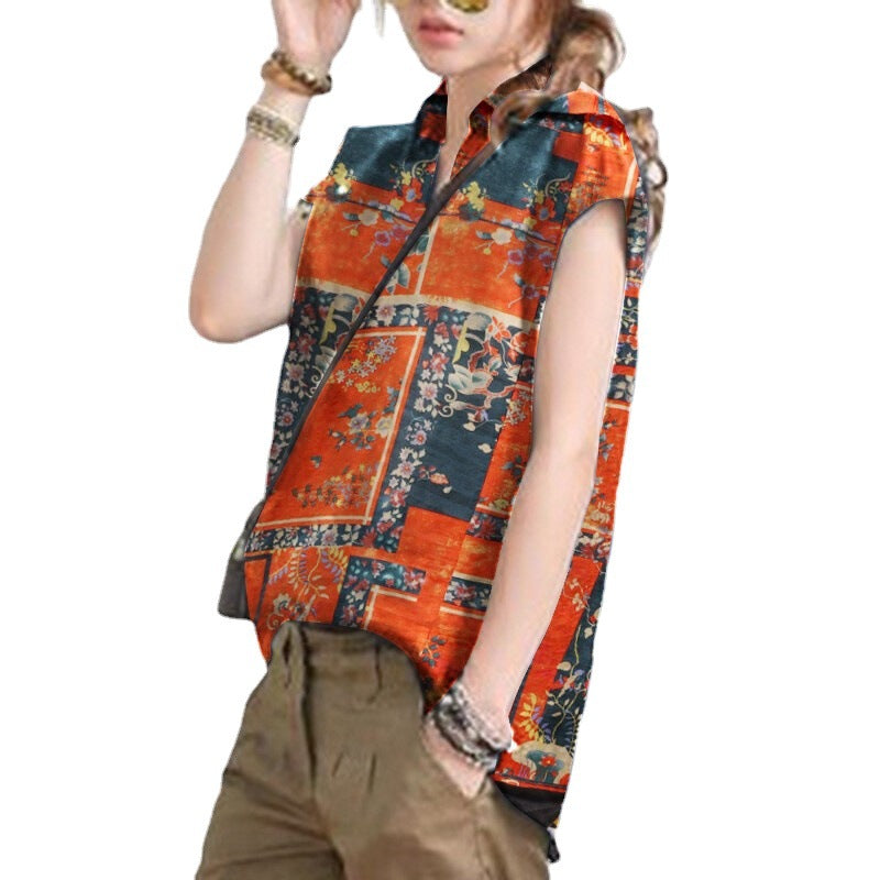 Women's Printed Short Sleeve Casual Fashion