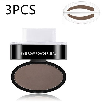 Eyebrow Powder Stamp Tint Kit - Waterproof Eyebrow Stencil & Lift Enhancer for Professional Makeup |