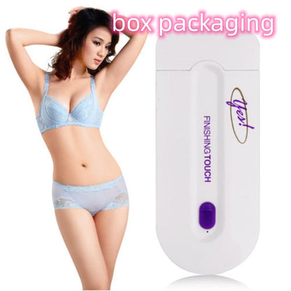 Electric laser hair removal shaver for women - efficient and painless hair removal device for smooth, hair-free skin.