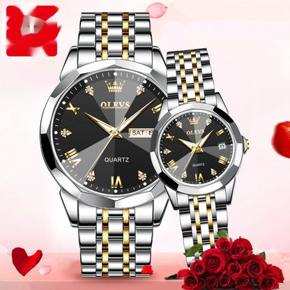 Quartz Watch Valentine's Day Gift Couple Watch Men touchydesign