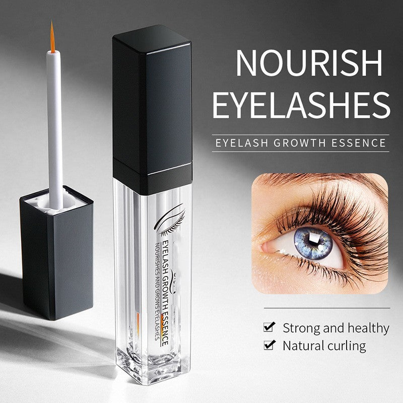 Eyelash nourishing liquid - deep nutrition and repair formula for thicker, slender, and curly lashes. Enhances lash strength and appearance.